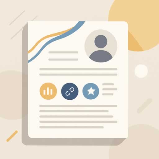 CV grafico personalizzato