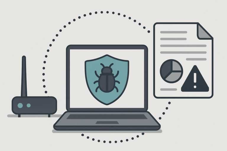 Monitoraggio rete e test sicurezza